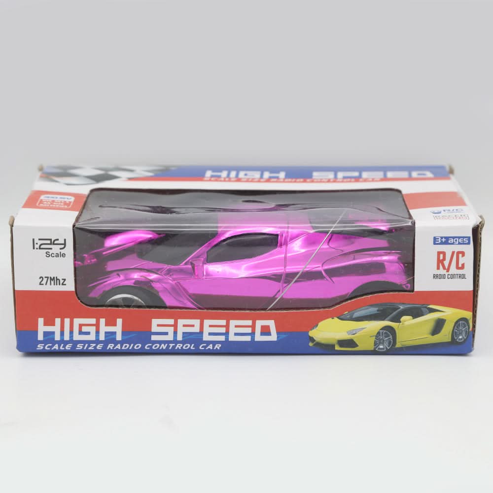 Remote Control Car Without Charging - Dark Pink, Kids, Remote Control, Chase Value, Chase Value