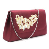 Women's Clutch K-2092 - Maroon, Women, Clutches, Chase Value, Chase Value