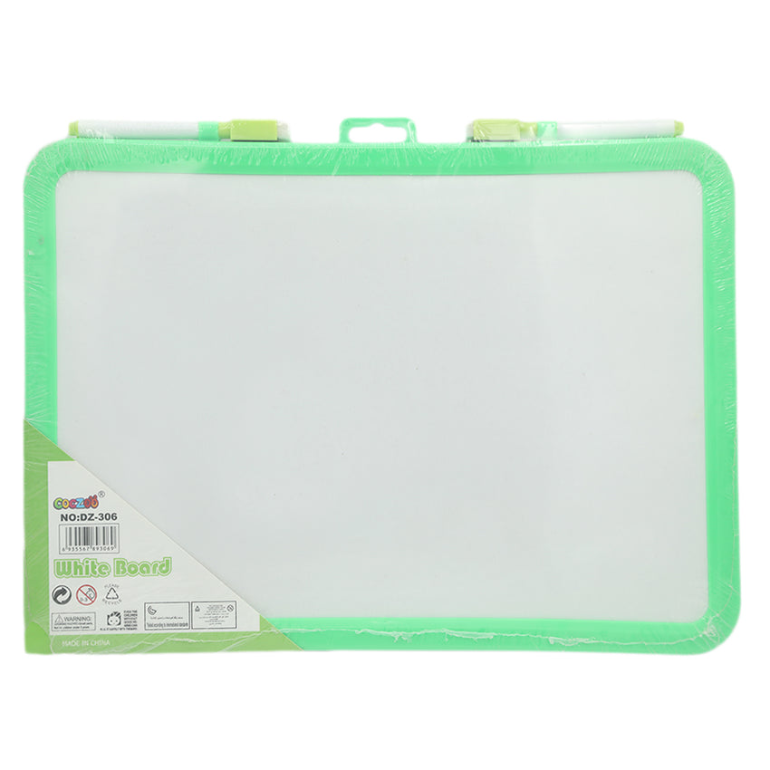 White Board Dz-306 - Green, Kids, Writing Boards And Slates, Chase Value, Chase Value