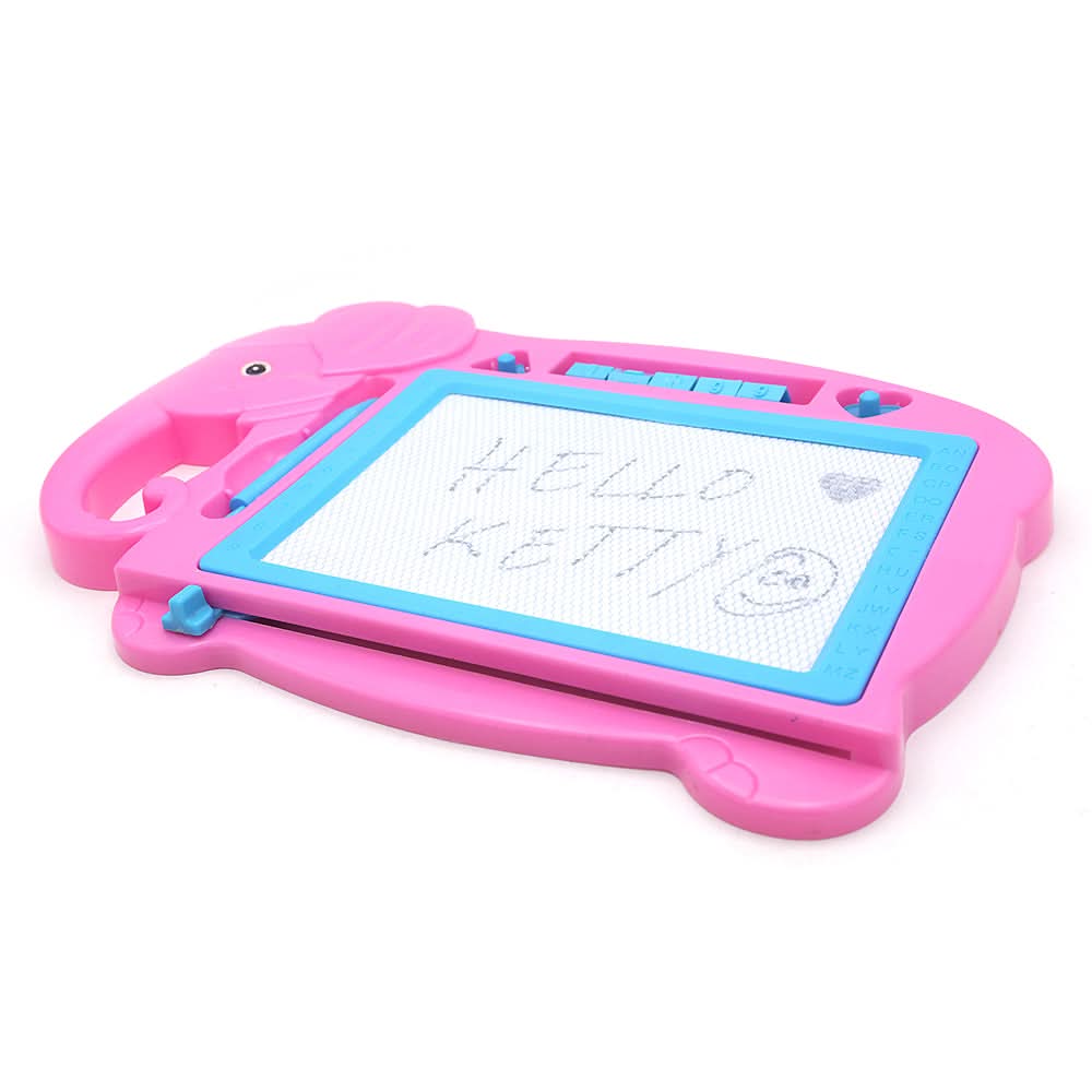 Magic Slate Elephant Shape 808 - Pink, Kids, Writing Boards And Slates, Chase Value, Chase Value