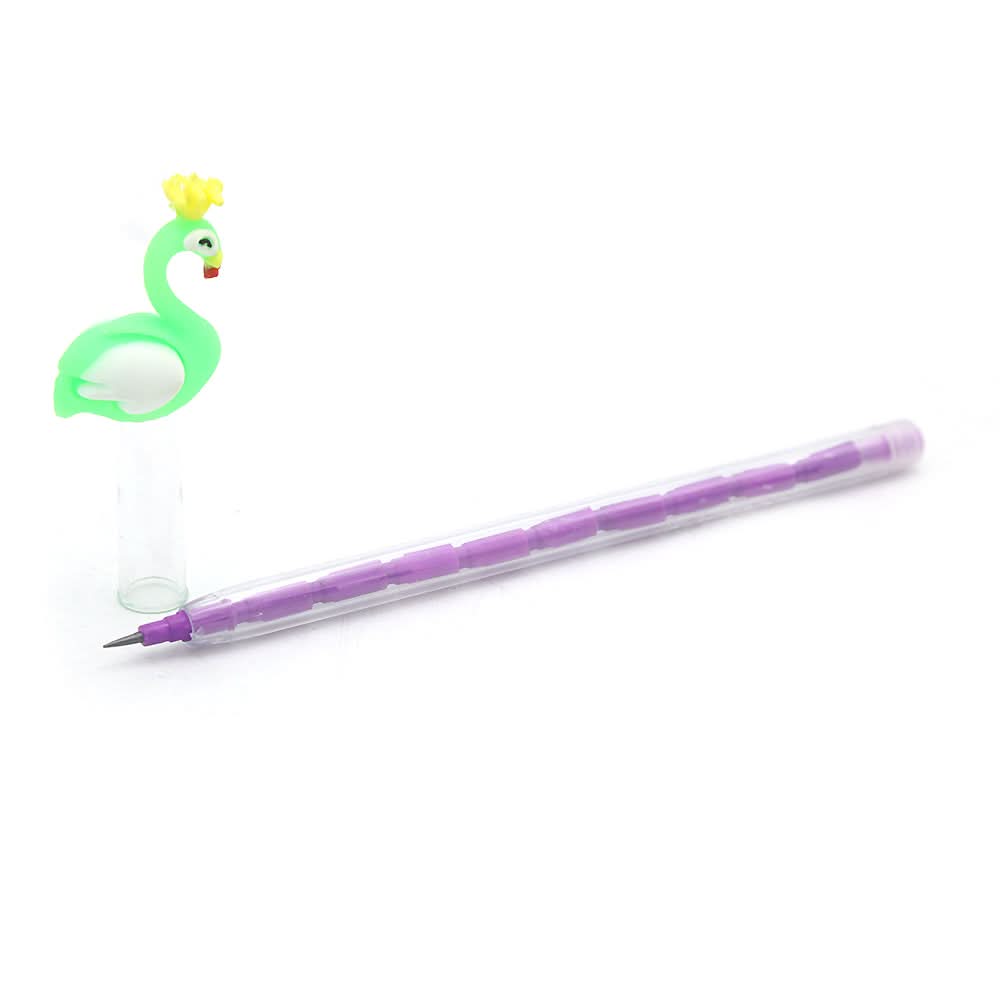 Non Sharpening Pencil Flamingo 1PC MS-039 - Green, Kids, Pencil Boxes And Stationery Sets, Chase Value, Chase Value