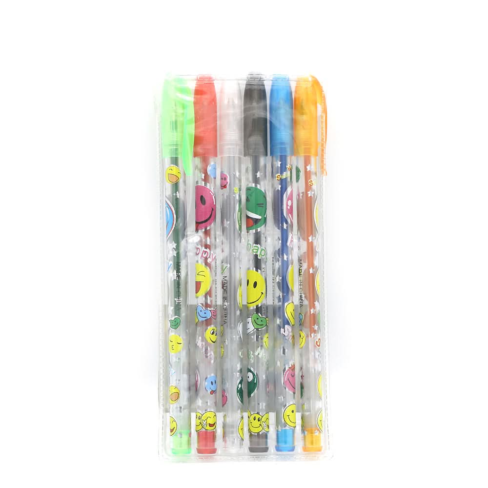 Scenxed glitter Pen 6 Color/set F-528-6 - Multi, Kids, Pencil Boxes And Stationery Sets, Chase Value, Chase Value