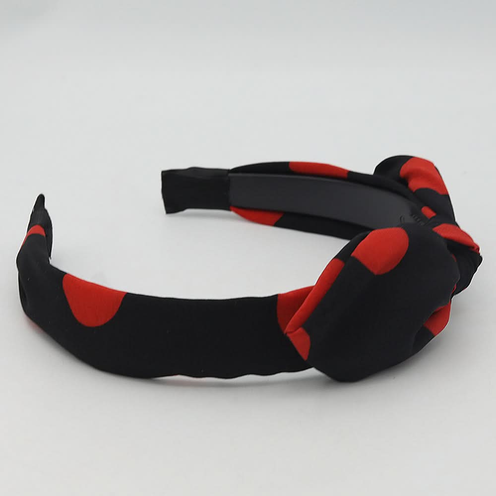 Girls Fancy Hair Band - Black-Red, Kids, Hair Accessories, Chase Value, Chase Value