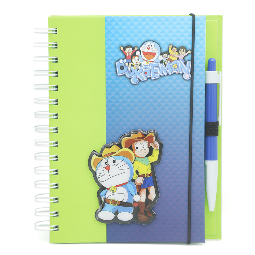 Spiral Notebook With Character Snb-6 - Green, Kids, Notebooks And Diaries, Chase Value, Chase Value
