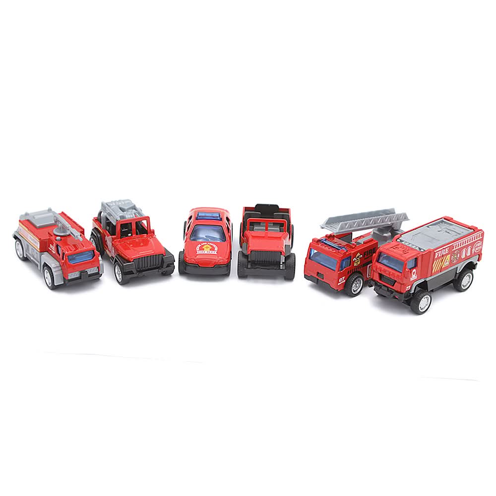 Pull Back Metal Car 3641 - Red, Kids, Non-Remote Control, Chase Value, Chase Value