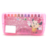 Mouse Boy Oil Pastels 12 Piece SET T-812 - Pink, Kids, Colouring Tools, Chase Value, Chase Value