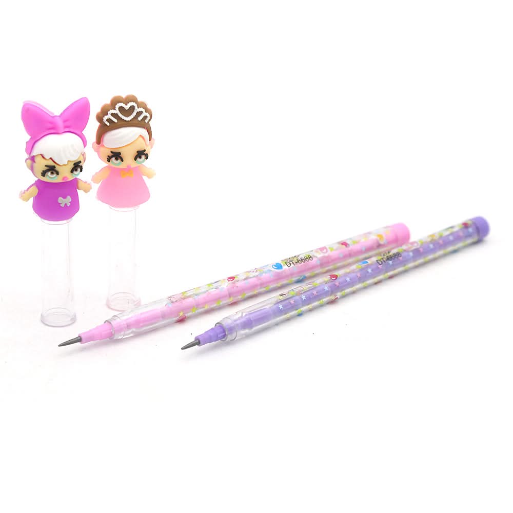 Non Sharpening Pencil Princess Dream2PC ZC-172 - Multi, Kids, Pencil Boxes And Stationery Sets, Chase Value, Chase Value