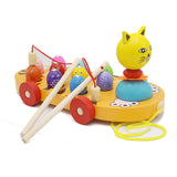 Wooden Duckling and Kitten Fishing Trailer 3600, Kids, Educational Toys, Chase Value, Chase Value
