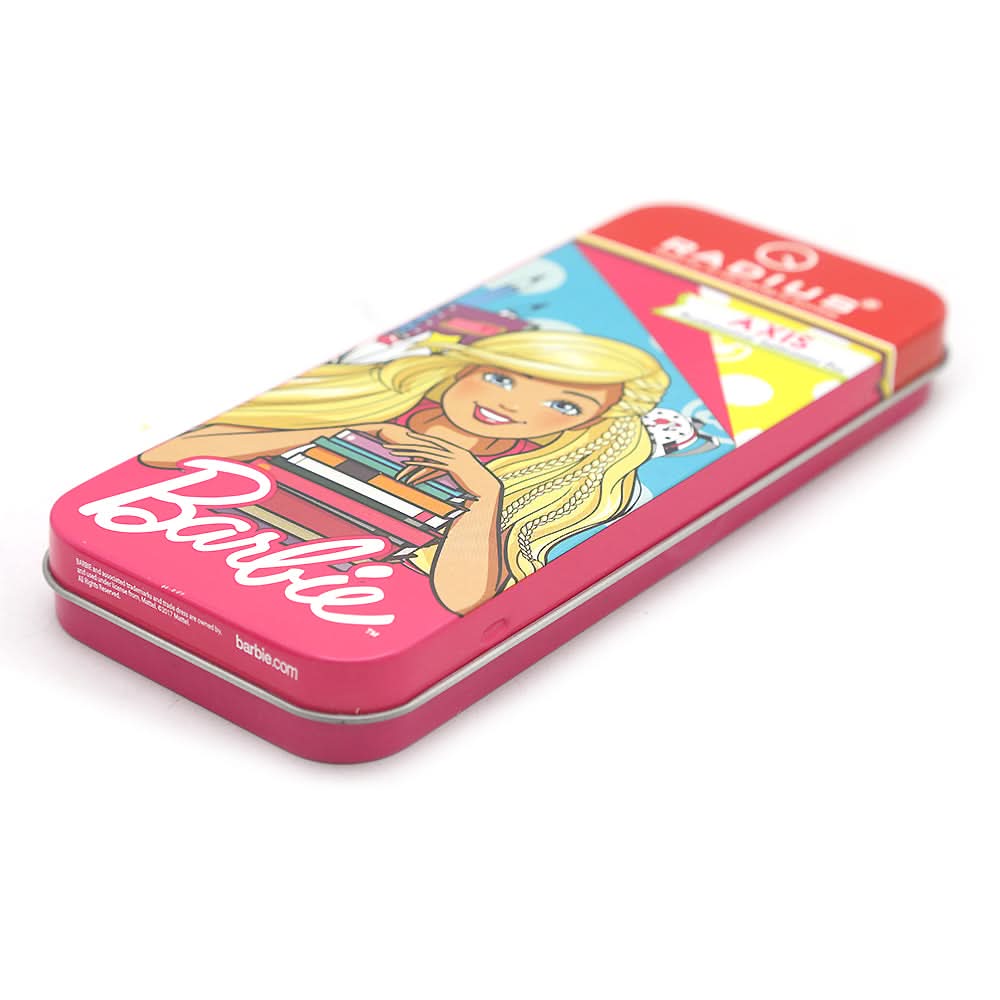 Radius Geometry Box, Metal Barbie MB-01 - Pink, Kids, Pencil Boxes And Stationery Sets, Chase Value, Chase Value
