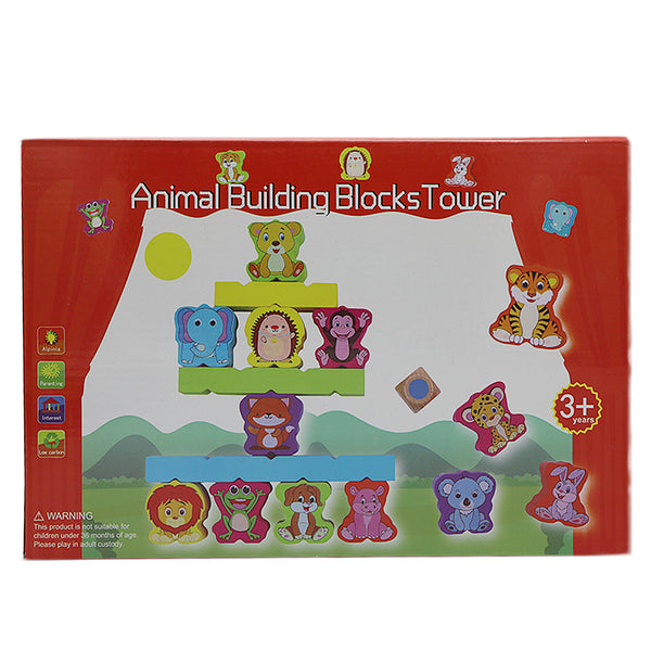 Wooden Animal Building Blocks 3624, Kids, Educational Toys, Chase Value, Chase Value