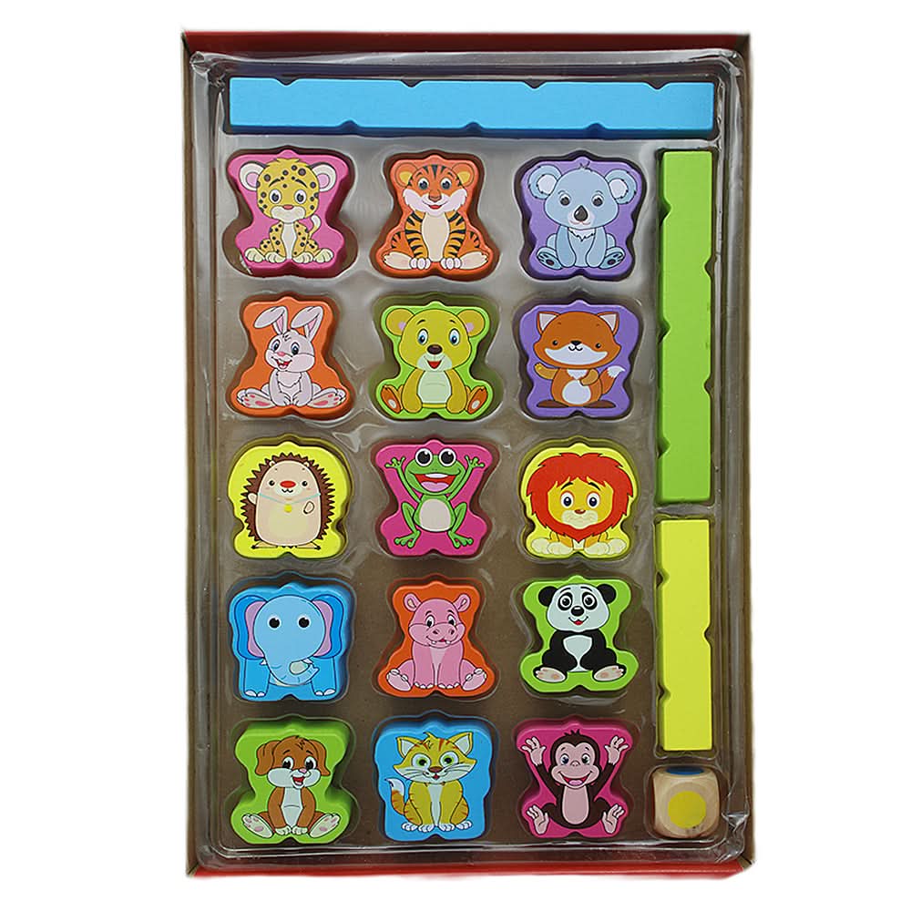 Wooden Animal Building Blocks 3624, Kids, Educational Toys, Chase Value, Chase Value