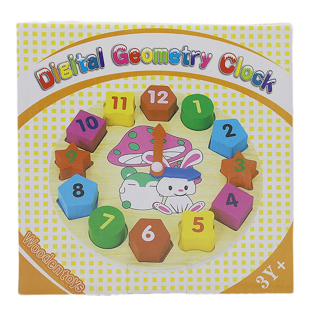 Wooden Toys Clock 3571, Kids, Educational Toys, Chase Value, Chase Value