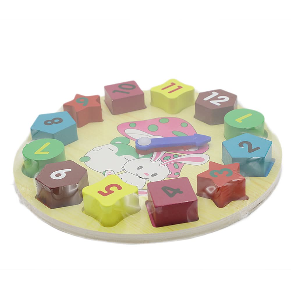 Wooden Toys Clock 3571, Kids, Educational Toys, Chase Value, Chase Value