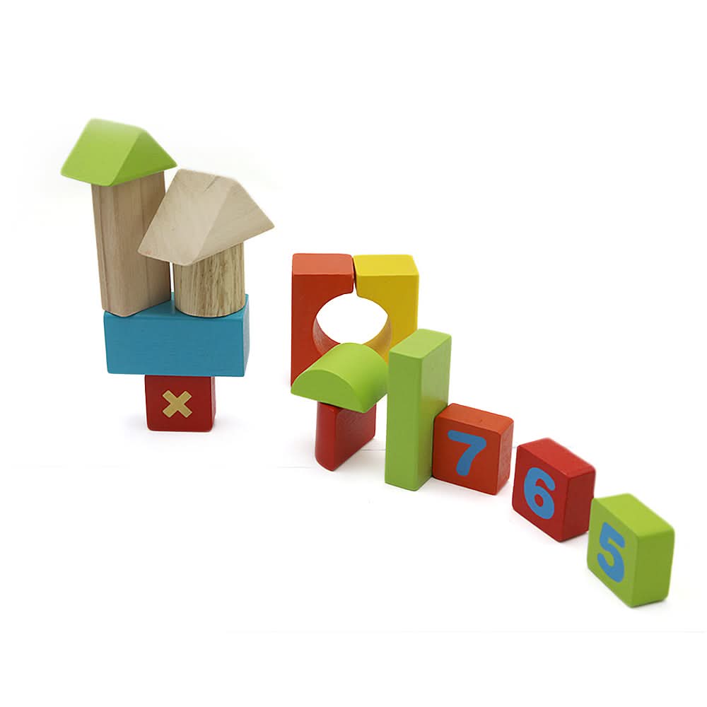 Wooden 38pc Building Block Series Yellow 3631, Kids, Educational Toys, Chase Value, Chase Value