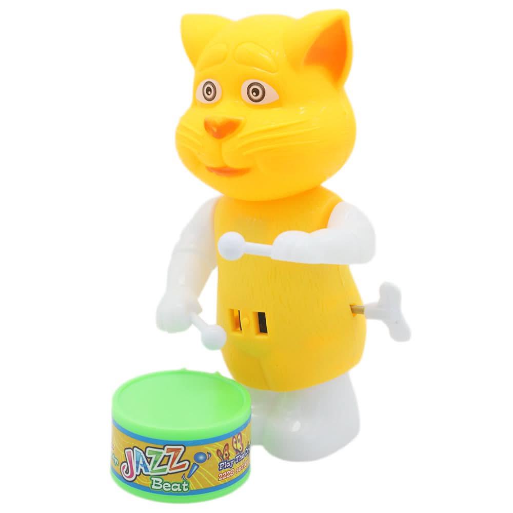 Drum Cat Toy - Yellow, Kids, New Born Rattles And Toys, Chase Value, Chase Value