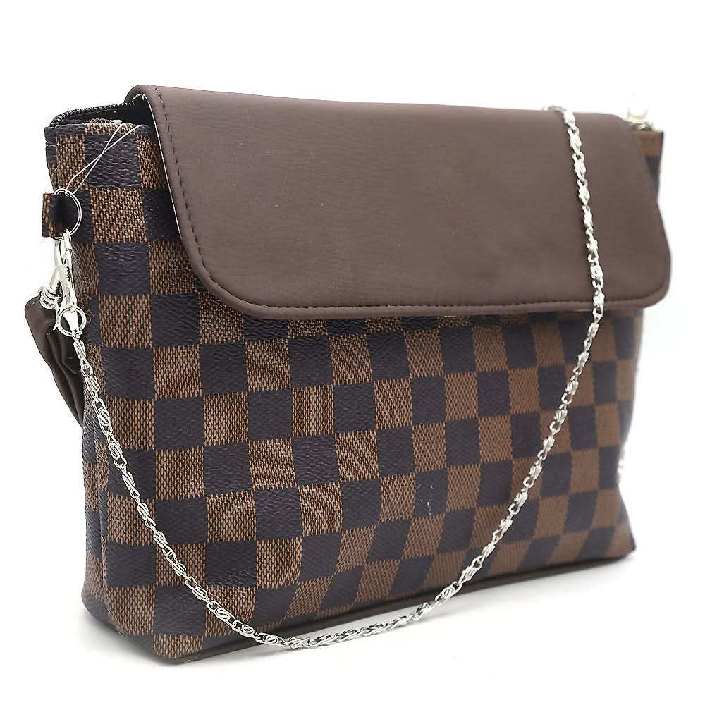 Women's Shoulder Bag K-1234 - Dark Brown, Women, Bags, Chase Value, Chase Value