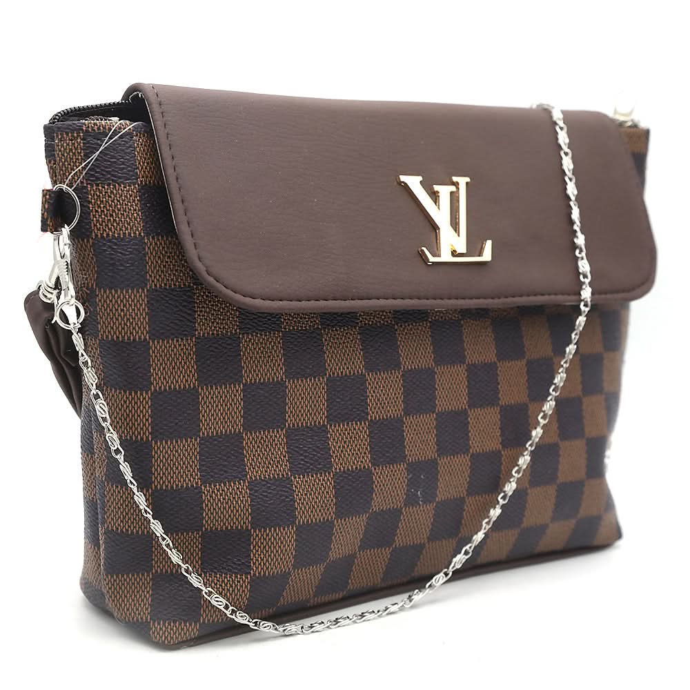 Women's Shoulder Bag K-1234 - Dark Brown, Women, Bags, Chase Value, Chase Value