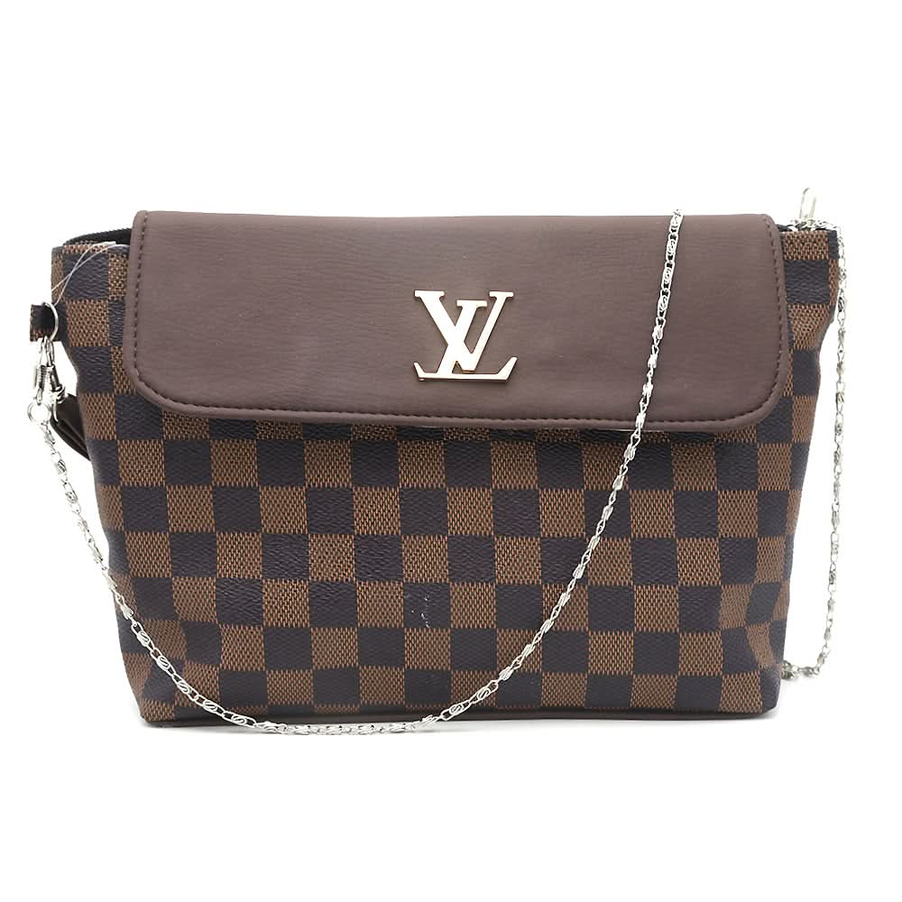 Women's Shoulder Bag K-1234 - Dark Brown, Women, Bags, Chase Value, Chase Value
