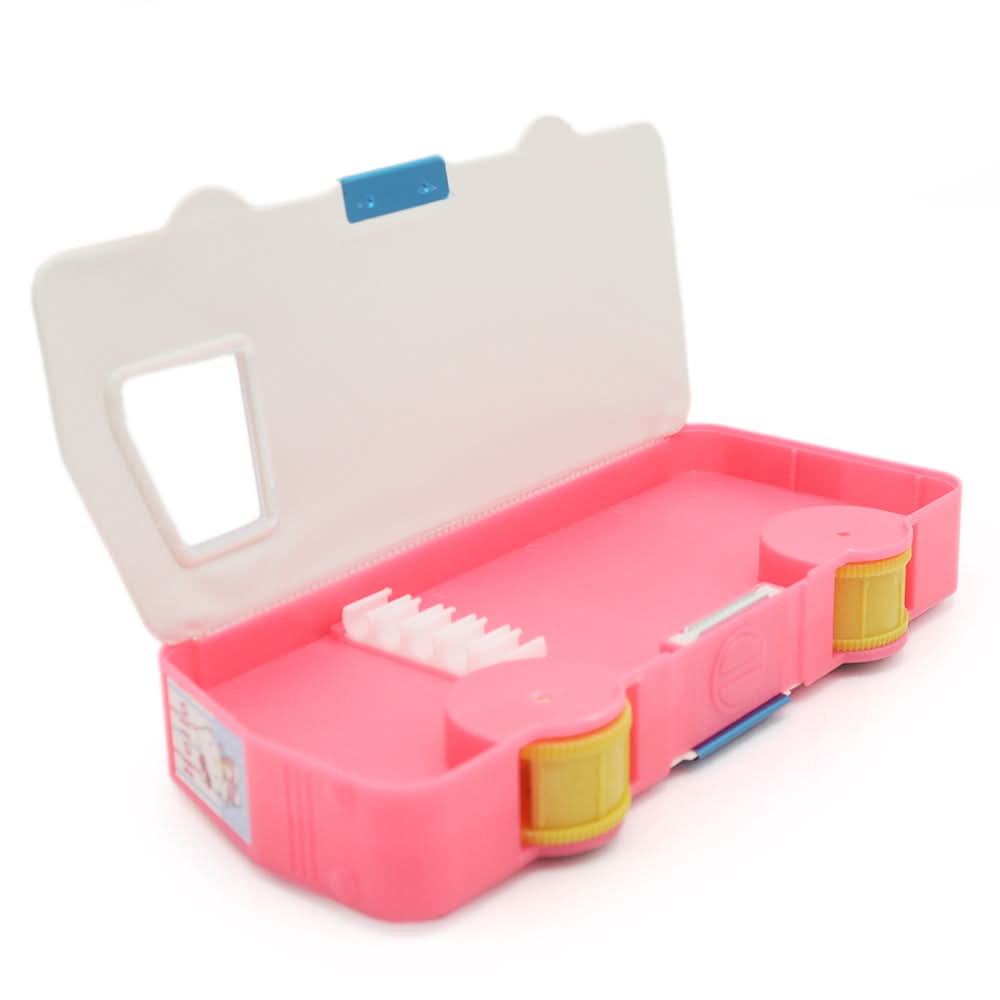 Pencil Box S9698 - Pink, Kids, Pencil Boxes And Stationery Sets, Chase Value, Chase Value