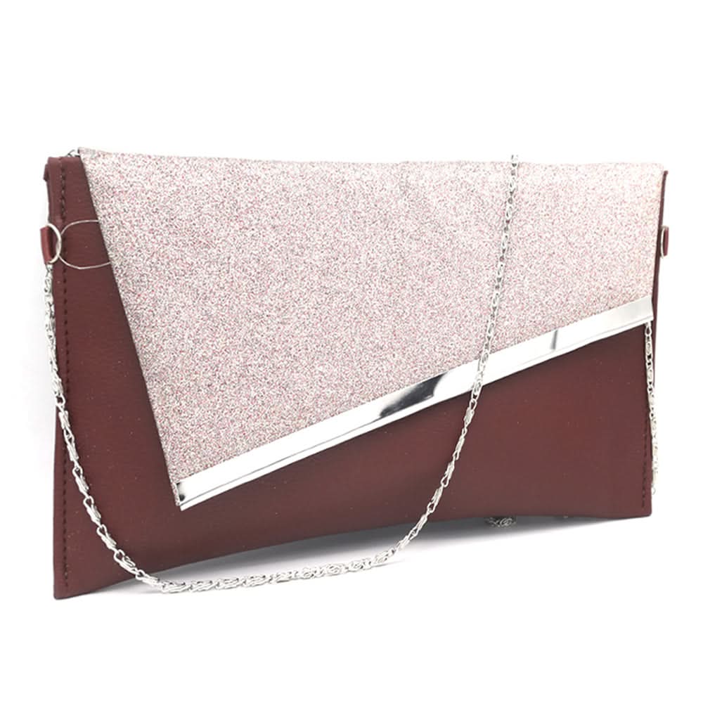 Women's Clutch K-2042 - Maroon, Women, Clutches, Chase Value, Chase Value
