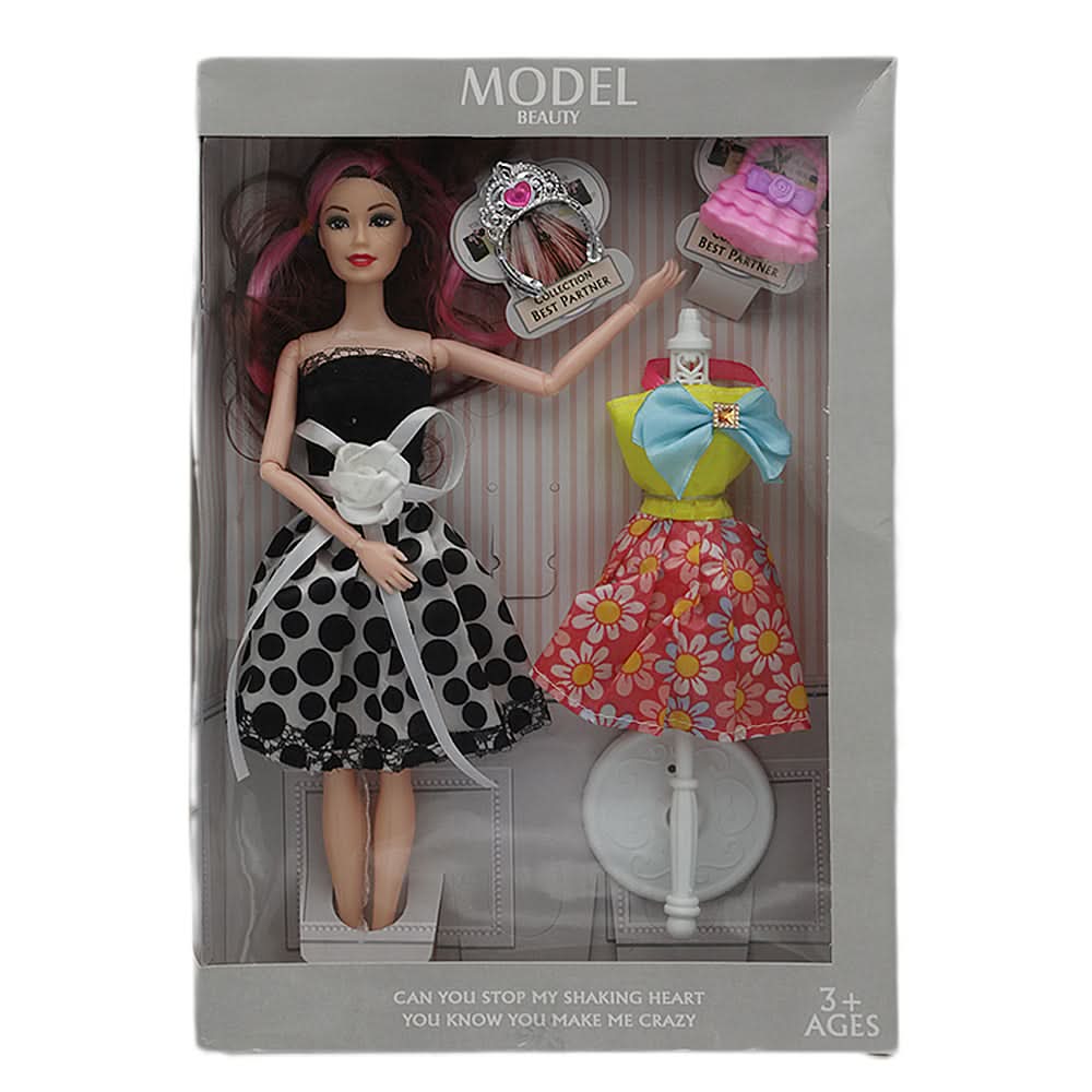 Doll With Dummy & Clothes 3637 - Black, Kids, Dolls and House, Chase Value, Chase Value