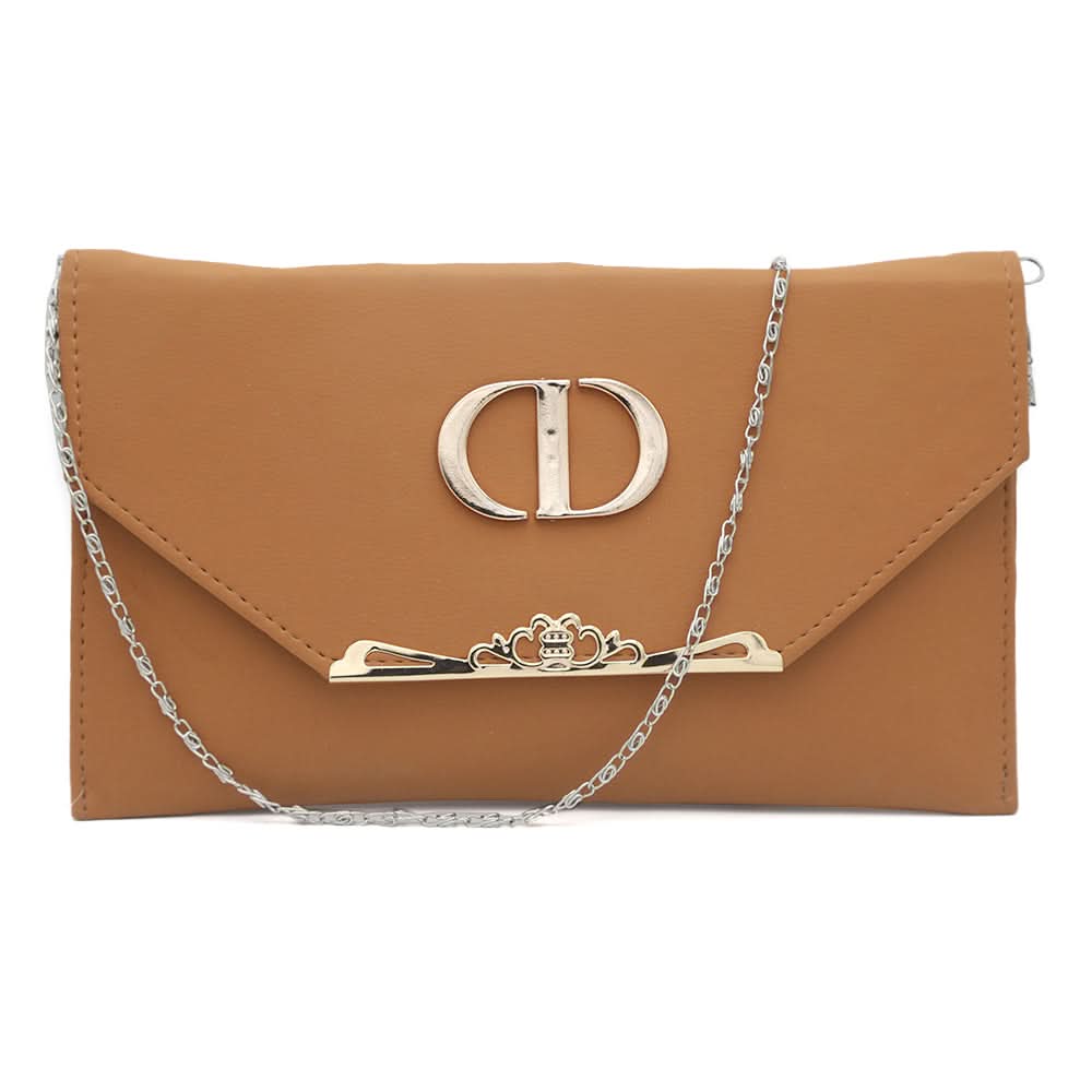 Women's Clutch K-2046 - Brown, Women, Clutches, Chase Value, Chase Value