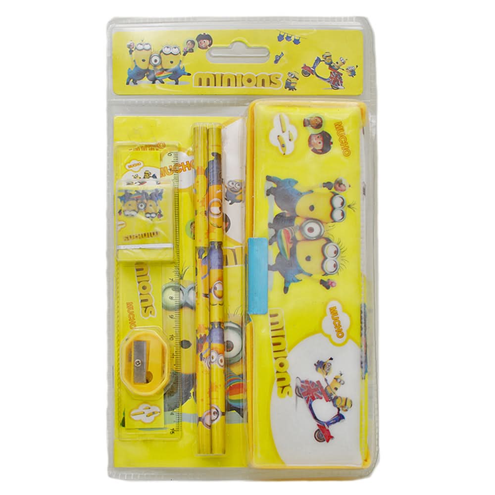 Stationery Gift Set - Yellow, Kids, Pencil Boxes And Stationery Sets, Chase Value, Chase Value