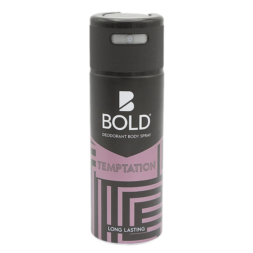 Bold Body Spray 150ml - Temptation, Beauty & Personal Care, Men Body Spray And Mist, Bold, Chase Value