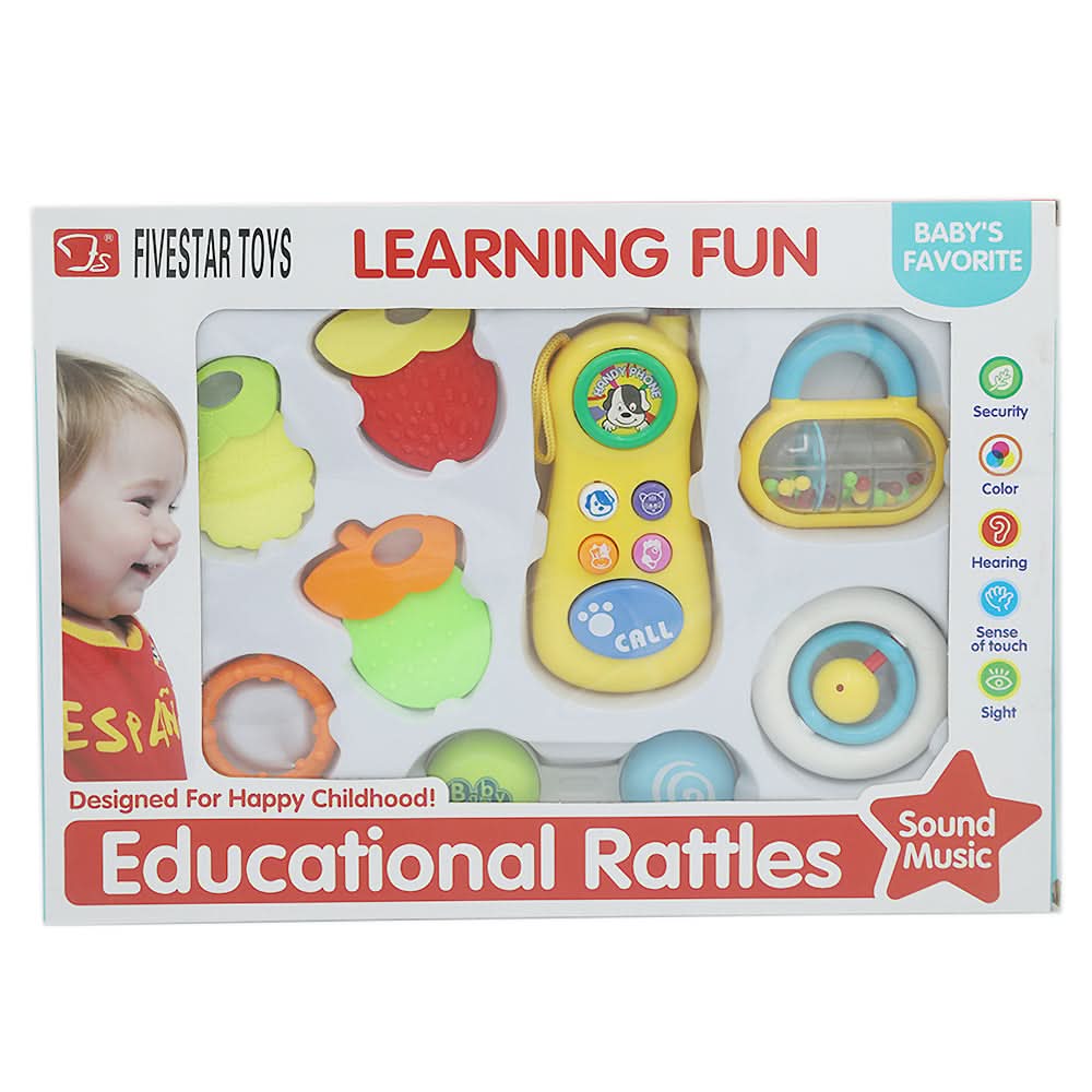 Baby Rattle Set - Multi, Kids, New Born Rattles And Toys, Chase Value, Chase Value