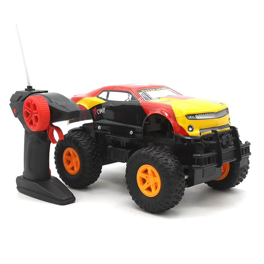 Four Channel Remote Control Car With light - Yellow, Kids, Remote Control, Chase Value, Chase Value