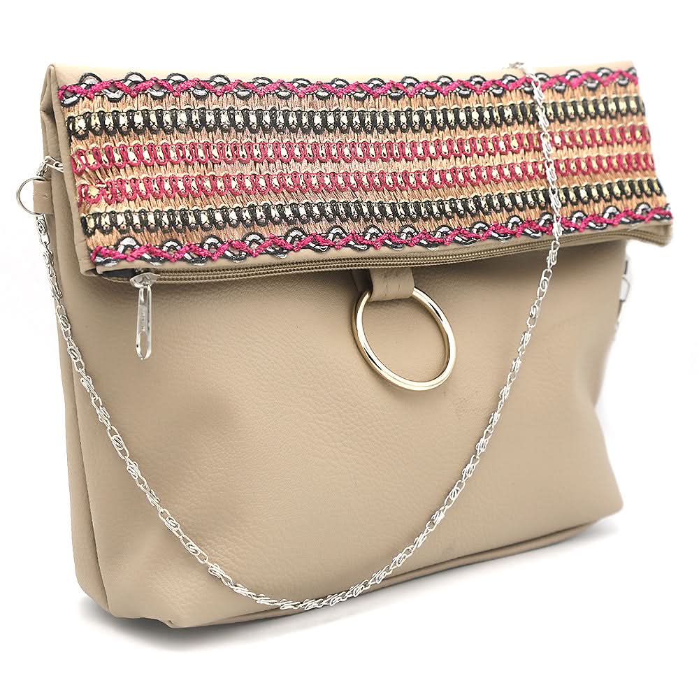 Women's Shoulder Bag - ZH-515 Beige, Women, Bags, Chase Value, Chase Value