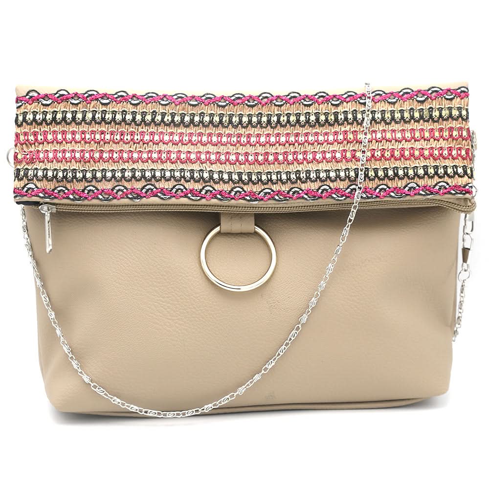 Women's Shoulder Bag - ZH-515 Beige, Women, Bags, Chase Value, Chase Value