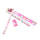 Stationary Set 801 (0S1-JG1) - Pink, Kids, Pencil Boxes And Stationery Sets, Chase Value, Chase Value