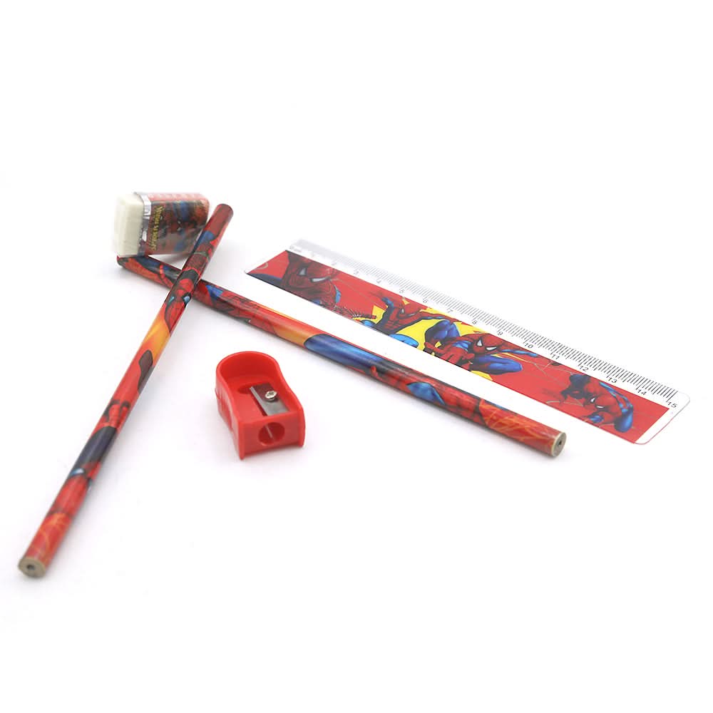Stationary Set 801 (0S1-JG1) - Red, Kids, Pencil Boxes And Stationery Sets, Chase Value, Chase Value