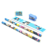 Stationary Set 801 (0S1-JG1) - Blue, Kids, Pencil Boxes And Stationery Sets, Chase Value, Chase Value