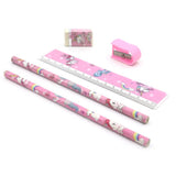 Stationary Set 801 (0S1-JG1) - Pink, Kids, Pencil Boxes And Stationery Sets, Chase Value, Chase Value