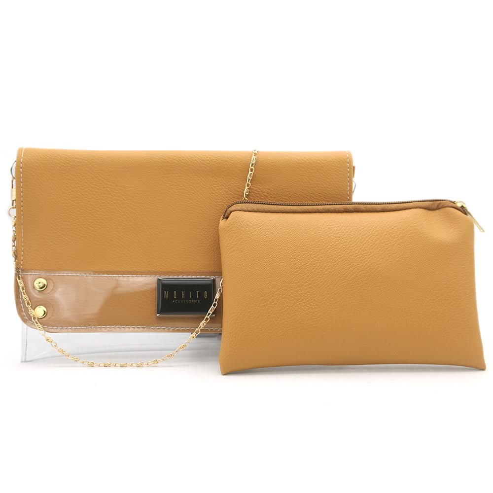 Women's Fancy Clutch K-2030 - Brown, Women, Clutches, Chase Value, Chase Value