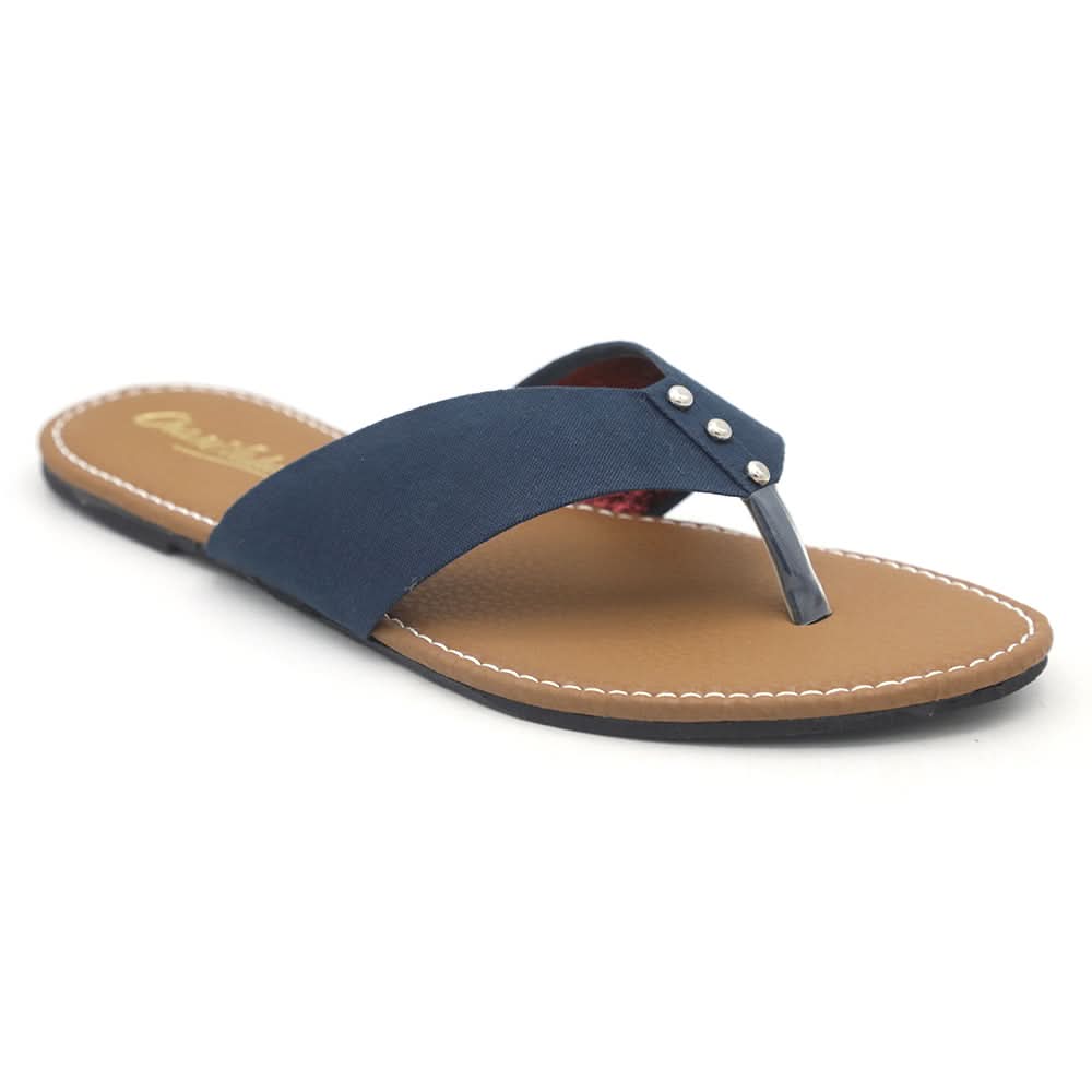 Girls Fancy Slippers 333-A - Dark Blue, Kids, Girls Slippers, Chase Value, Chase Value