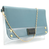 Women's Fancy Clutch K-2030 - Cyan, Women, Clutches, Chase Value, Chase Value