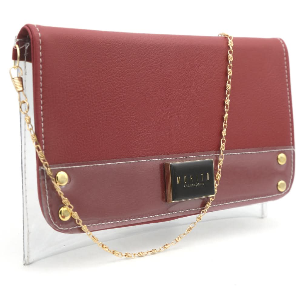 Women's Fancy Clutch K-2030 - Maroon, Women, Clutches, Chase Value, Chase Value