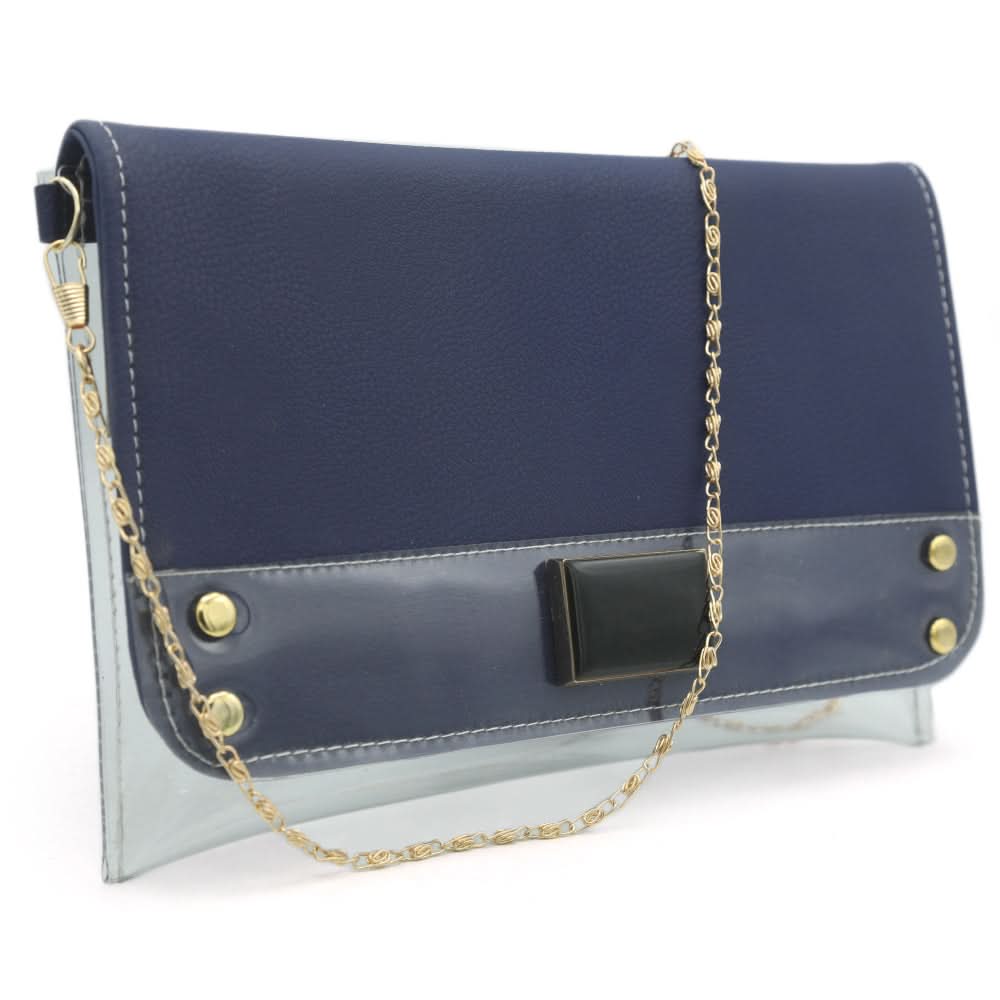 Women's Fancy Clutch K-2030 - Navy Blue, Women, Clutches, Chase Value, Chase Value