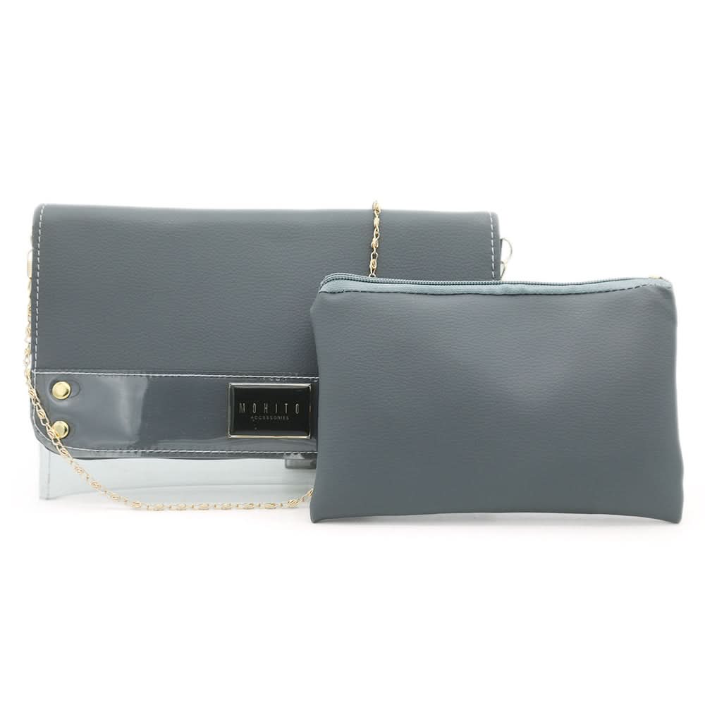 Women's Fancy Clutch K-2030 - Grey, Women, Clutches, Chase Value, Chase Value
