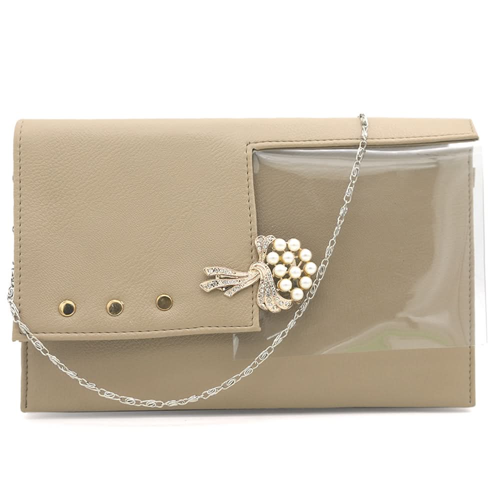 Women's Clutch K-2031 - Beige, Women, Clutches, Chase Value, Chase Value