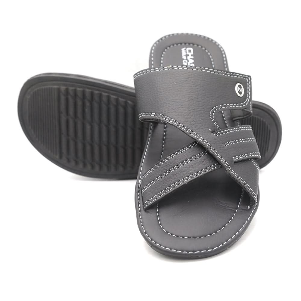 Men's Slippers 728 - Black, Men, Slippers, Chase Value, Chase Value