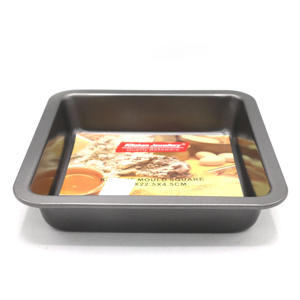 SQUARE CAKE MOULD KJ.052 - Grey, Home & Lifestyle, Glassware & Drinkware, Chase Value, Chase Value