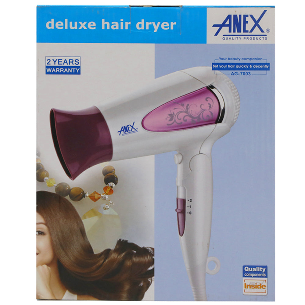 Anex Hair Dryer - AG-7003, Home & Lifestyle, Hair Dryer, Anex, Chase Value