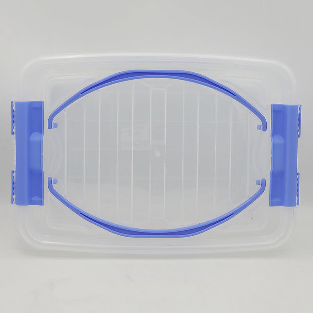 Clear Lock Storage box With Handle Lock Small 5Ltr - Blue, Home & Lifestyle, Storage Boxes, Chase Value, Chase Value