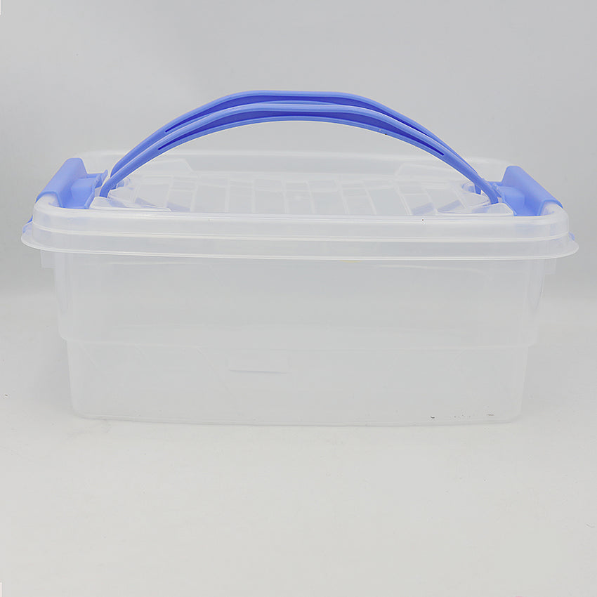 Clear Lock Storage box With Handle Lock Small 5Ltr - Blue, Home & Lifestyle, Storage Boxes, Chase Value, Chase Value