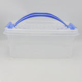 Clear Lock Storage box With Handle Lock Small 5Ltr - Blue, Home & Lifestyle, Storage Boxes, Chase Value, Chase Value