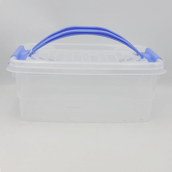 Clear Lock Storage box With Handle Lock Small 5Ltr - Blue, Home & Lifestyle, Storage Boxes, Chase Value, Chase Value